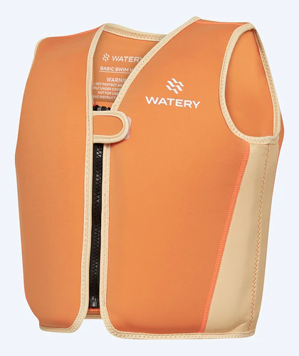 Kamizelka do nauki pływania Watery Basic &ndash; pomarańczowa