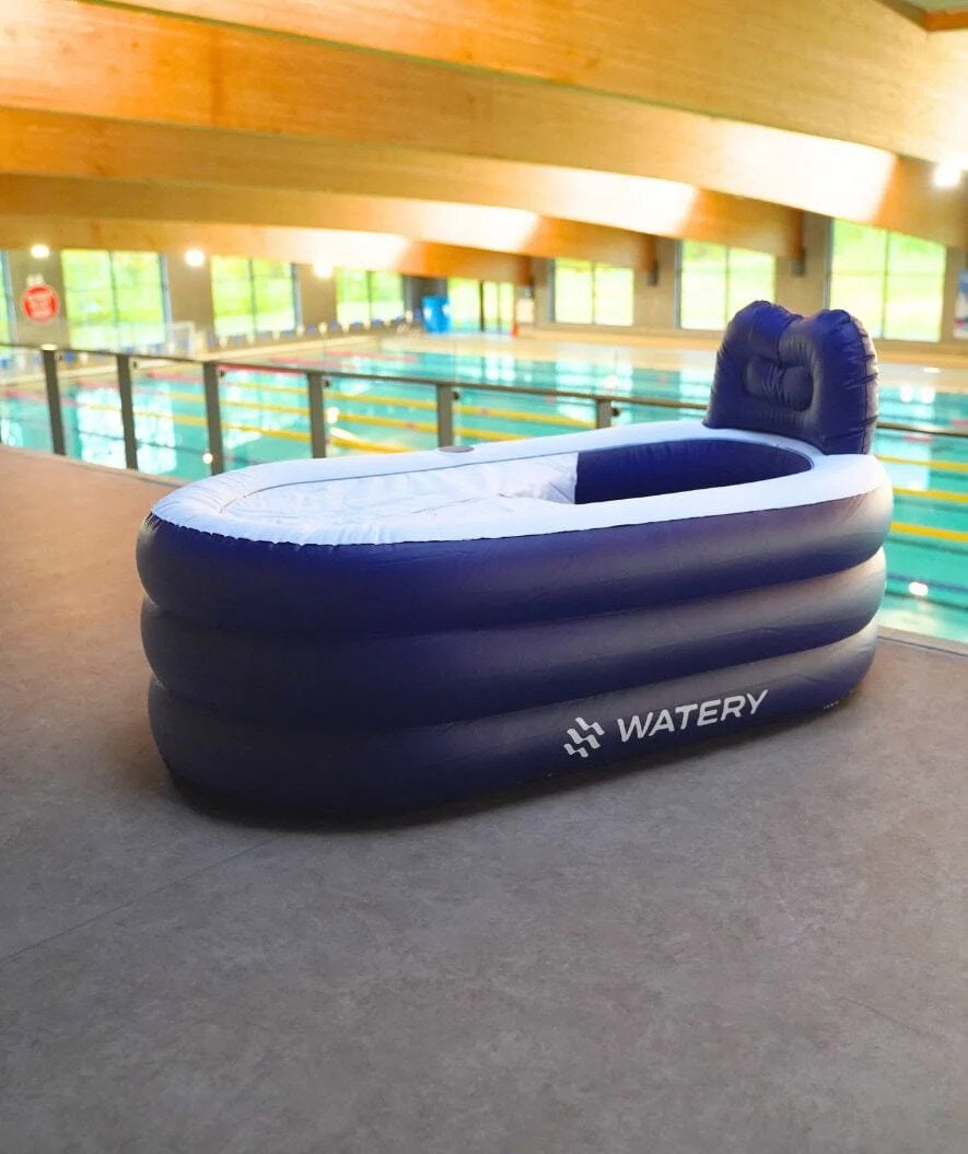 Watery &ndash; dmuchana wanna &ndash; Seal-Real w kolorze niebieskim